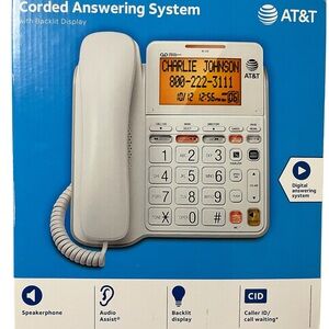 ☎️📞 “AT&T” Corded Answering System ((NIB))📞☎️